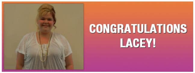 Congratulations Lacey